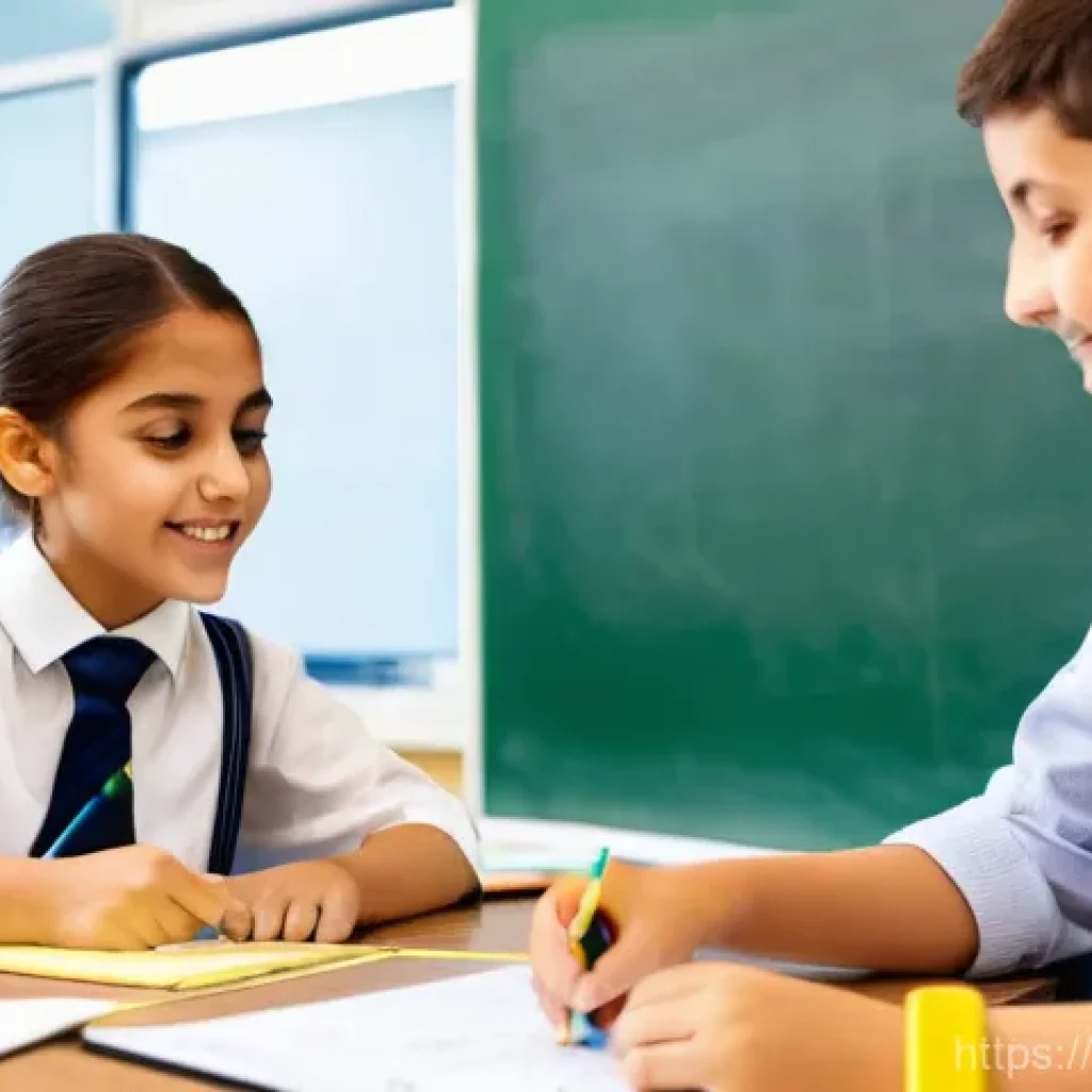 중학교 교과서 분석 - **Prompt: Engaging Skill-Based Learning in a Turkish Classroom**
    "A vibrant, sunlit middle schoo...