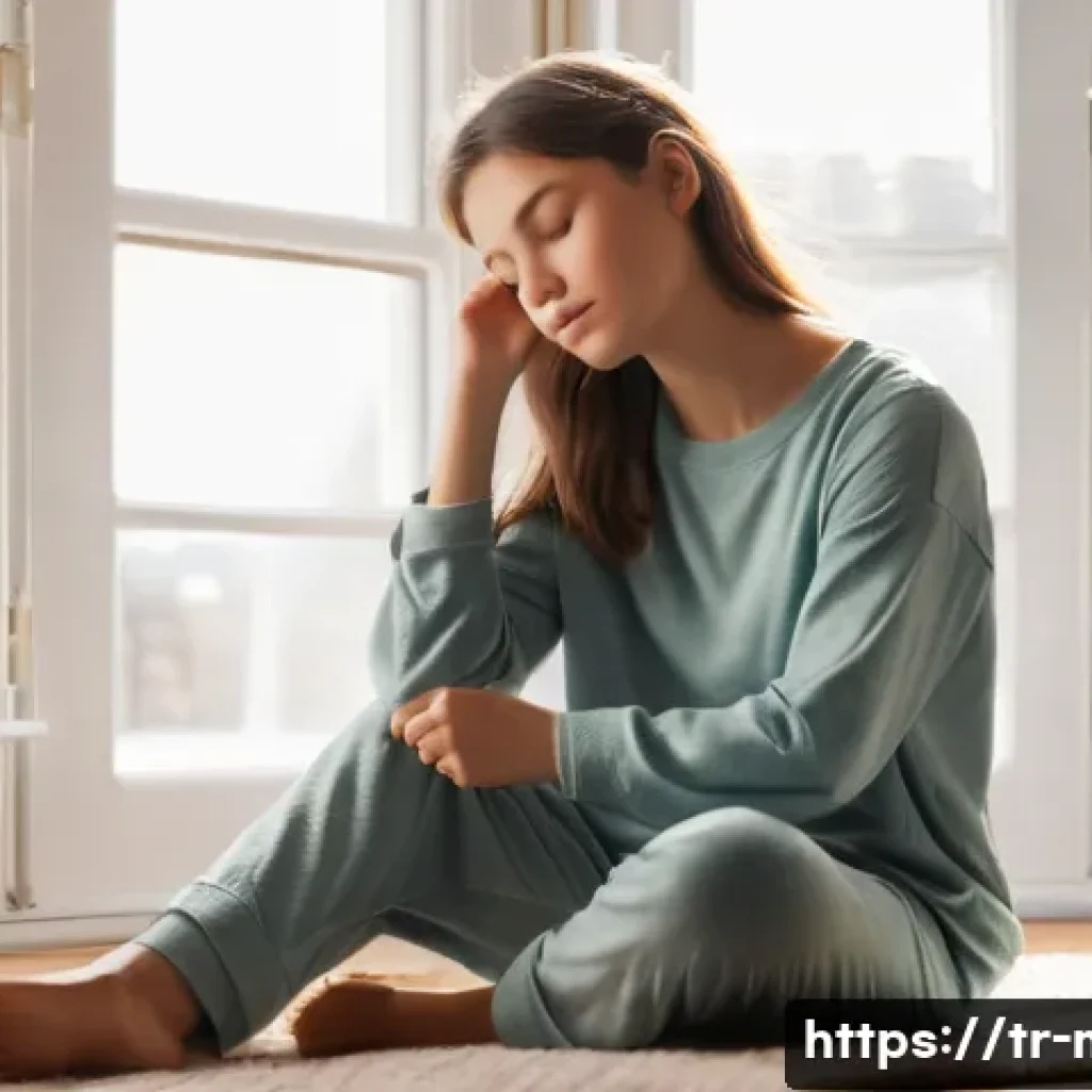 중학교 감성 교육 - **Prompt: Navigating the Inner Compass of Adolescence**
A solo portrait of a teenage girl, aged ...